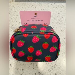 Dabney Lee Strawberry Print Pill Organizer
